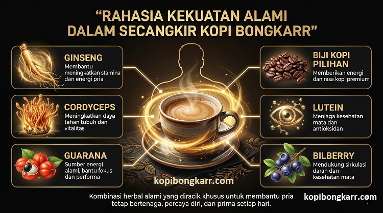 info grafis kopi bongkarr asli BPOM stamina pria